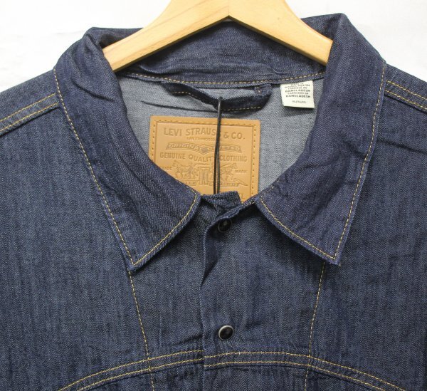 ◆ 極美品 Levi's / リーバイス 定価：￥15.400 ウエスタン トラッカージャケット ダークインディゴ A57860000 表記サイズ：XL 145361_画像3