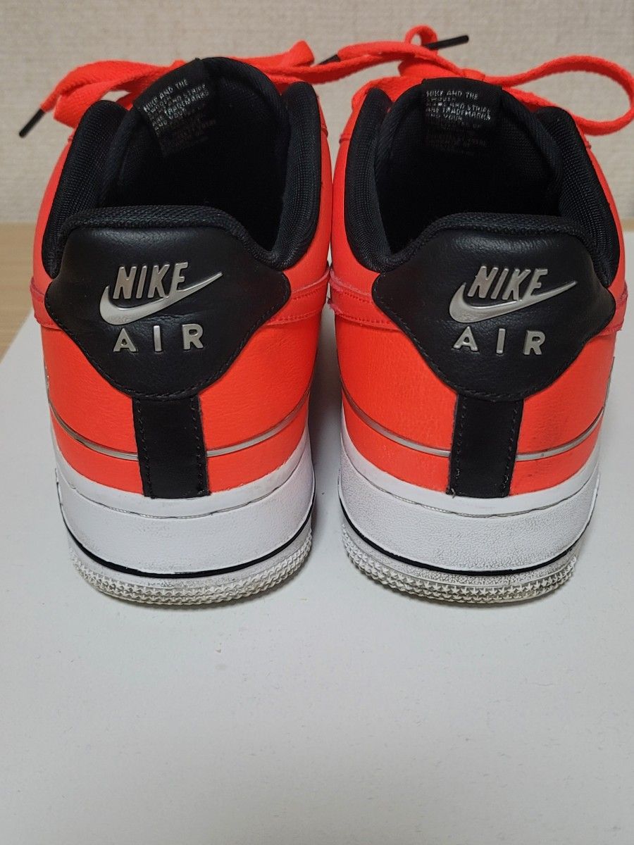 最終値下げ！NIKE ナイキ AIR FORCE 1 07 Lv8 レーザークリムゾン 25.5cm Low スニーカー エア