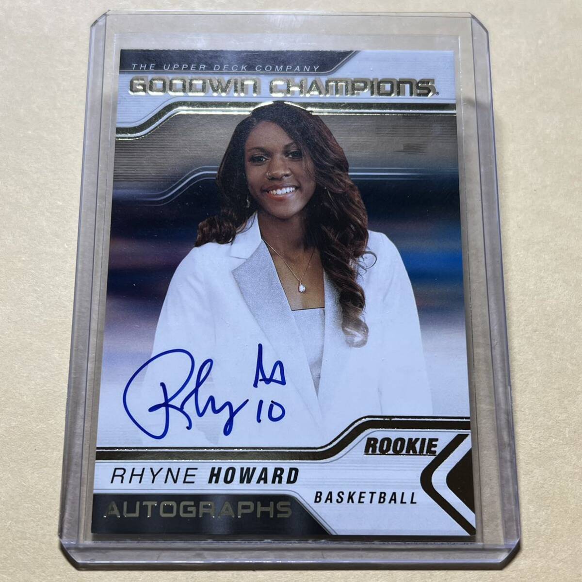 Rhyne Howard RC Auto 2023 Upper Deck Goodwin Champions Autograph 直筆サイン Basketballの画像1