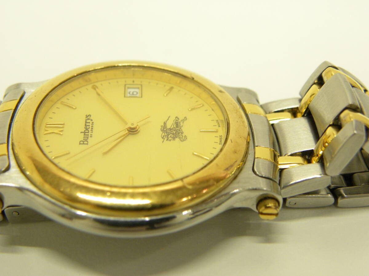 ブランド祭 バーバリーズ クオーツ 8100 メンズ レディース 腕時計 セット Burberrys コンビモデル ペアウォッチの画像3