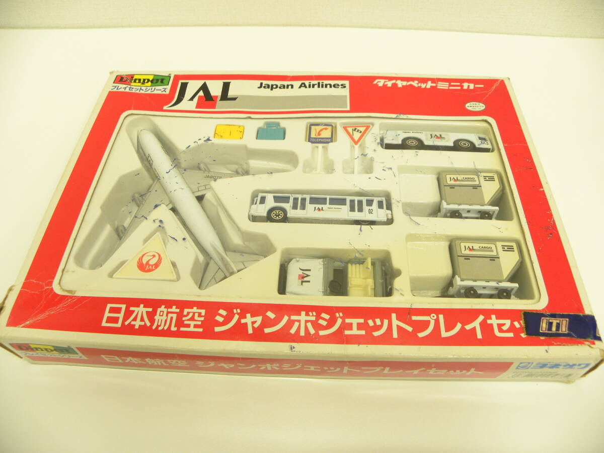  игрушка праздник Yonezawa Diapet JAL Japan Air Lines jumbo jet Play комплект Yonezawa Diapet Japan Airlines