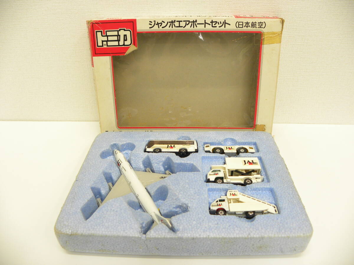 玩具祭 トミー トミカ JAL ジャンボ エアポート セット 日本航空 TOMY Japan Airlinesの画像1