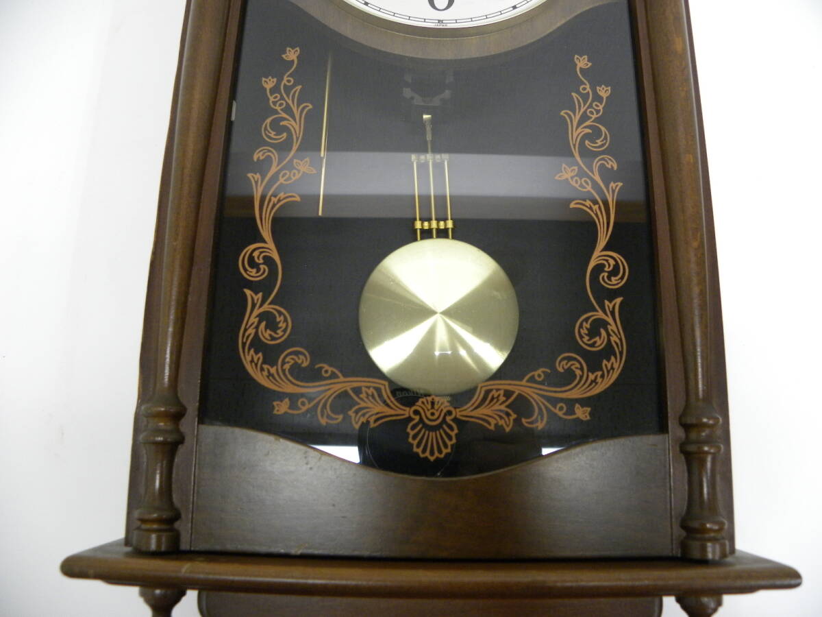 時計祭 セイコー クオーツ PQ823B 掛け時計 SEIKO ボンボン時計 振り子 QUARTZ_画像3