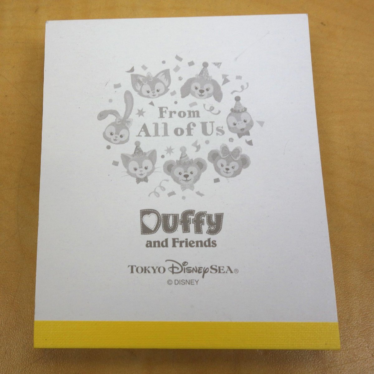 未使用 Disney ディズニー Duffy and Friends メモ帳の画像7