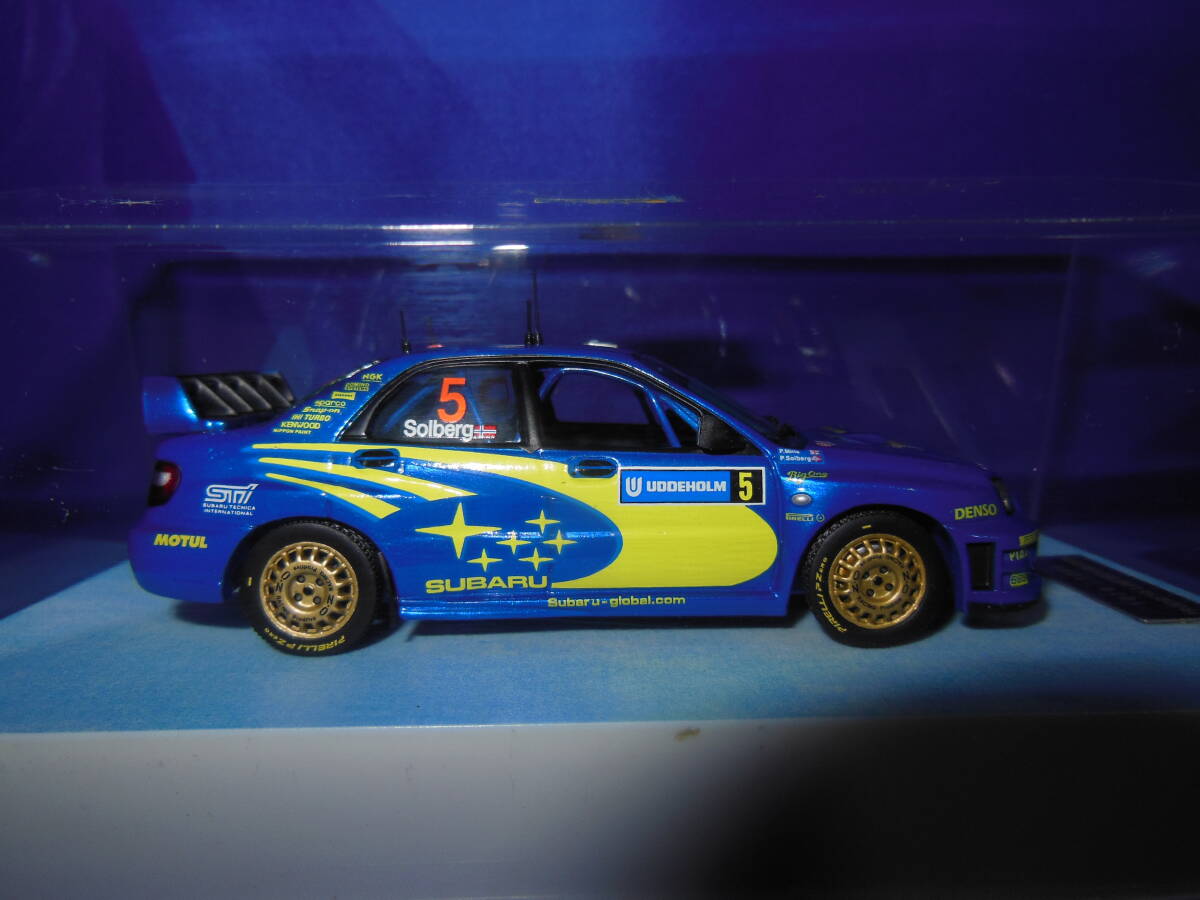 1/43　入手困難　プロドライブ公式　スバル　インプレッサ　GDB　E型　WRC　2005年　サイン入り　ペター・ソルベルグ　PETTER SOLBERG_画像7
