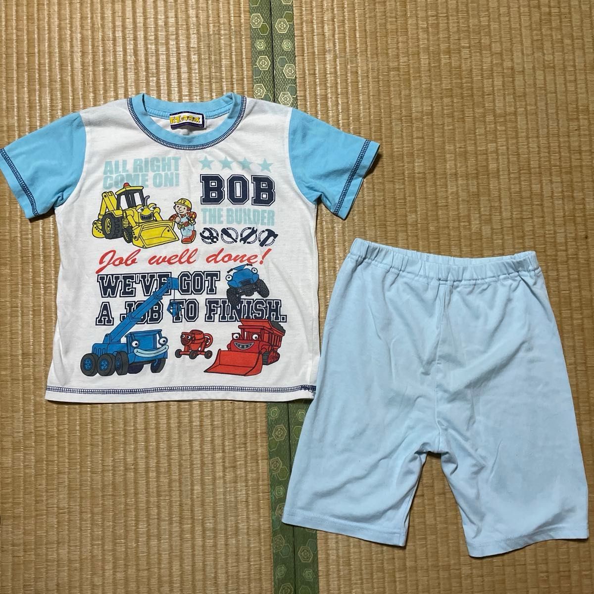 120cm 男児 ポケモン ピカチュウ トミカ ボブとはたらくブーブーズ パジャマ セットアップ ルームウェア Tシャツ