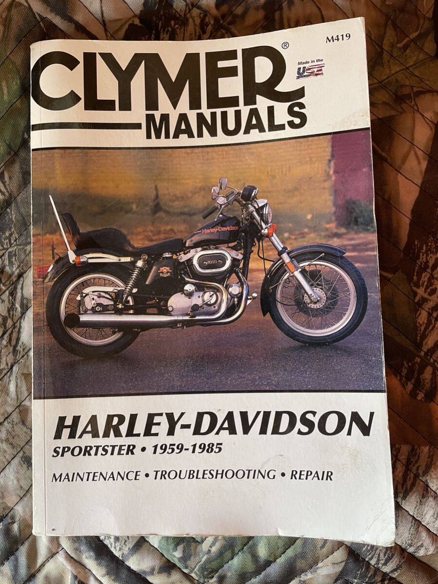 CLYMER Harley-Davidson SPORTSTERS 1959-1985 クライマー ハーレーダビッドソン スポーツスター サービスマニュアル 整備書 メンテナンスの画像1