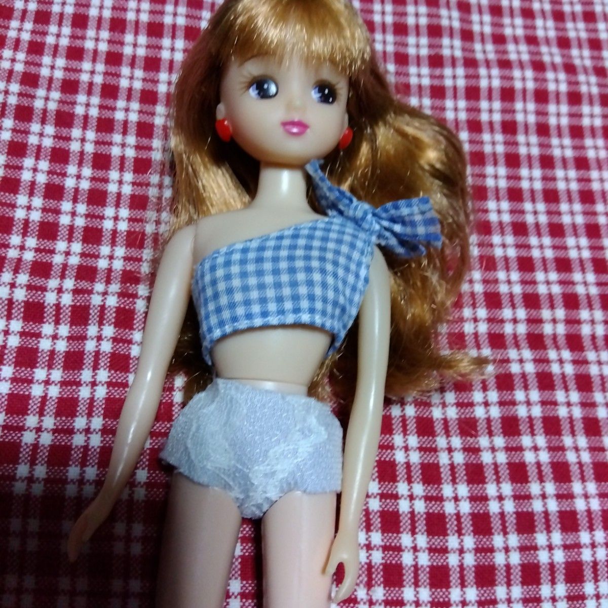 ハンドメイド　リカちゃん　パンツ　10枚セット　灰×レース　人形　下着　リカちゃんキャッスル　ドール　パンツ
