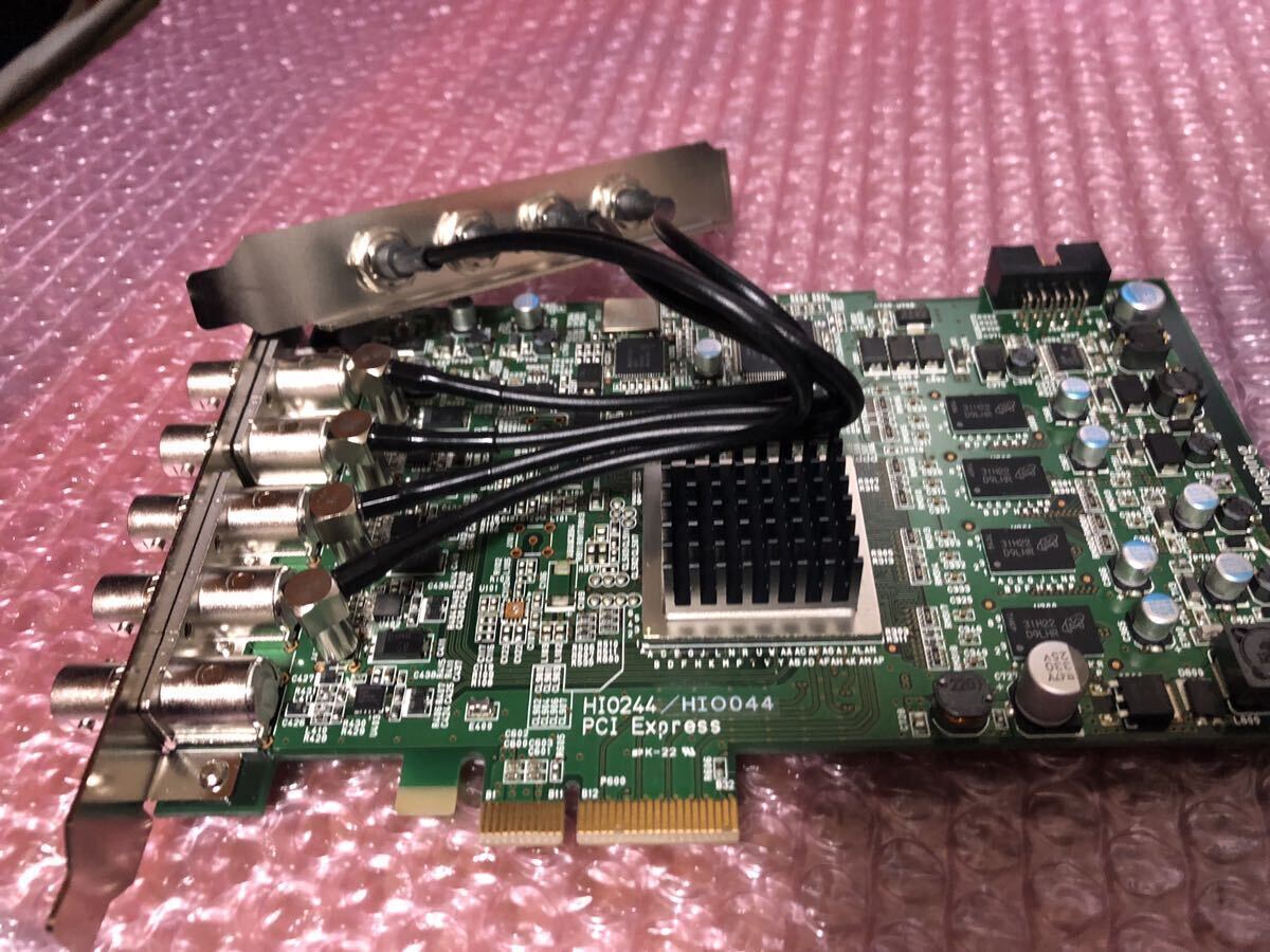 HIO244 PCI Express 自社設計/開発による高品質な映像出力ボード HD-SDI非圧縮画像のリアルタイム入出力が可能_画像1