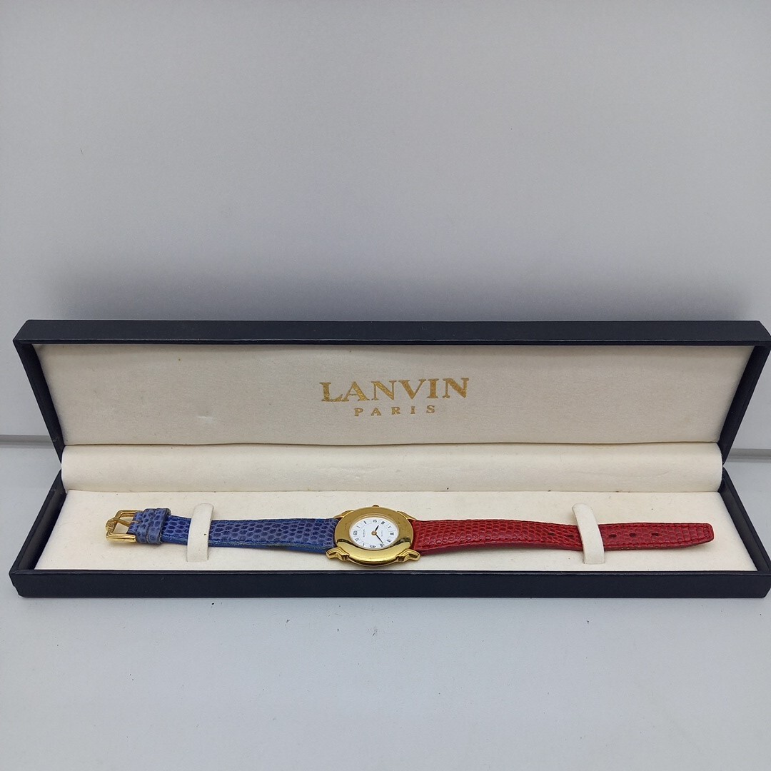 【電池切れ】LANVIN ランバン 腕時計 クォーツ 510429の画像1