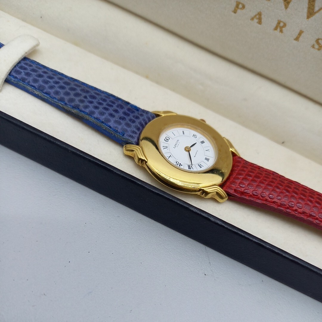【電池切れ】LANVIN ランバン 腕時計 クォーツ 510429の画像7