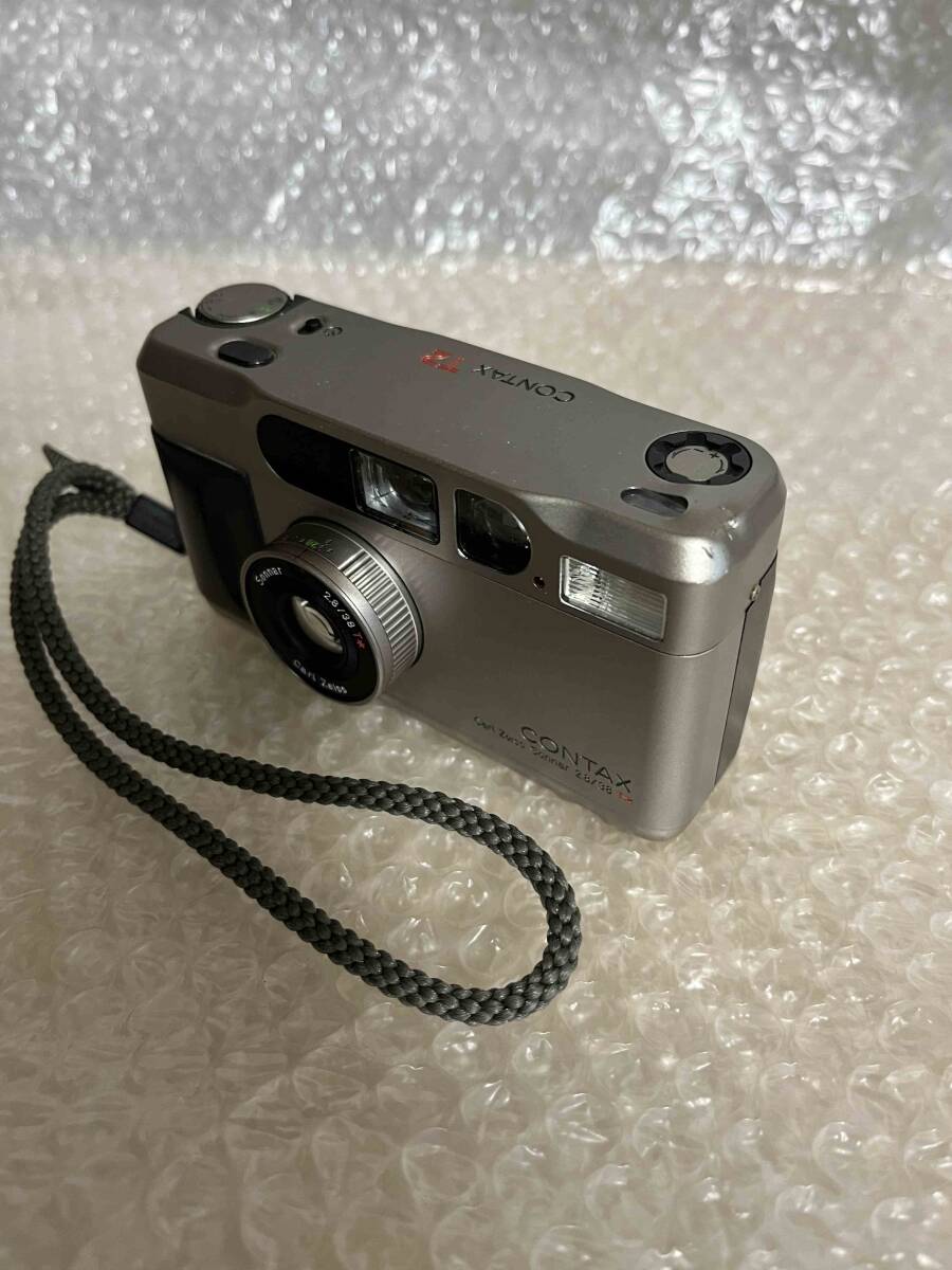 【1円スタート】CONTAX コンタックス T2 Carl Zeiss Sonnar f2.8 38mm フィルムカメラ ジャンク扱いの画像2