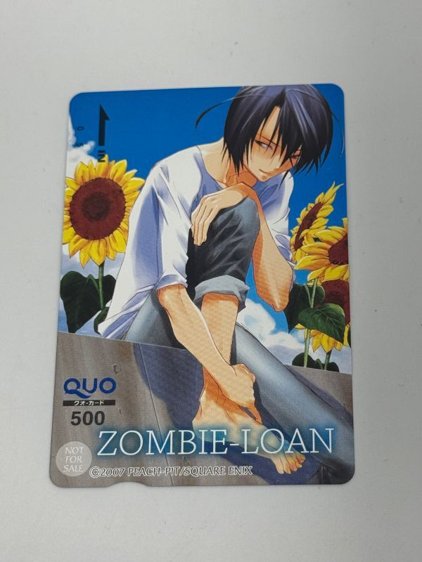 【未使用品】 QUOカード ZOMBIE-LOAN PEACH-PIT 黒髪 500円 定形郵便84円 （管14413）_画像1