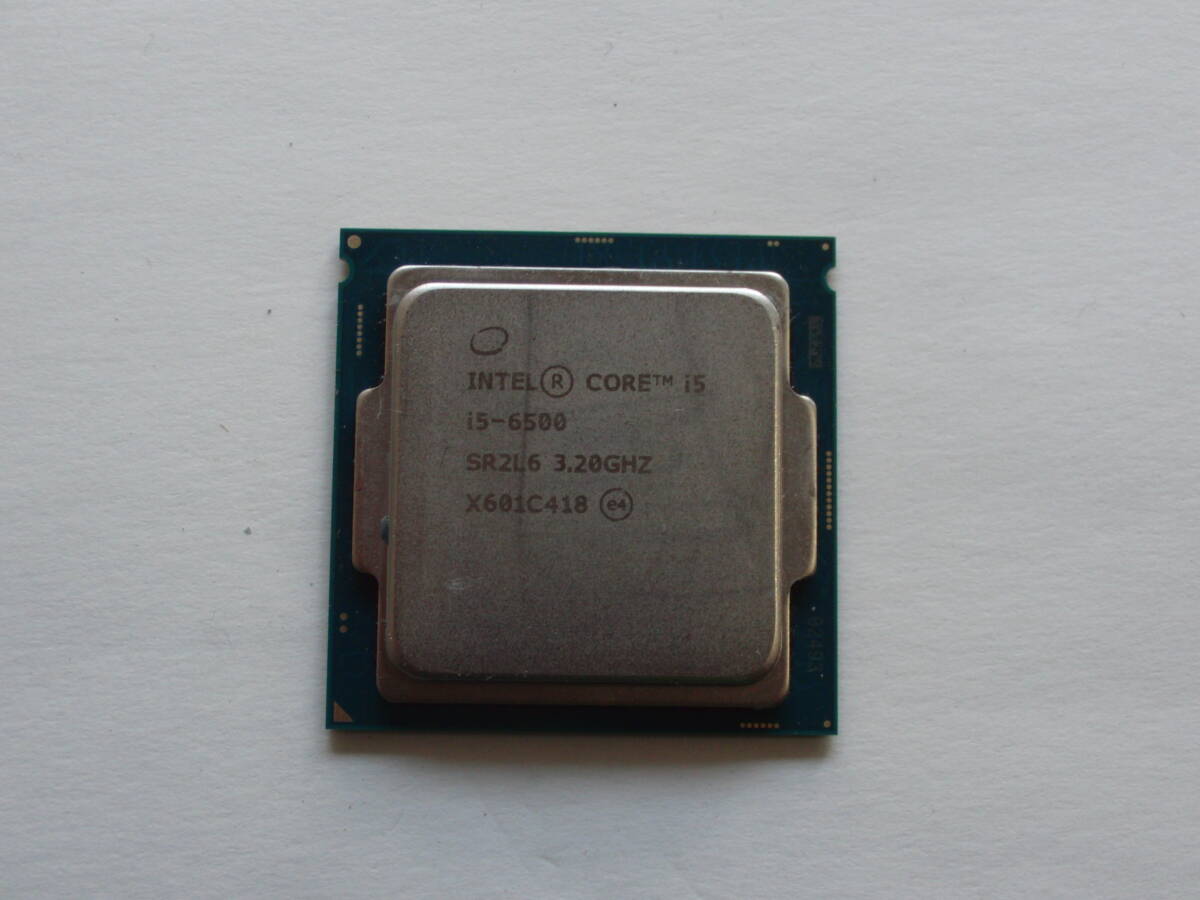 【取外し品】Intel Core i5-6500 CPU 3.20GHz SR2L6 418_画像1