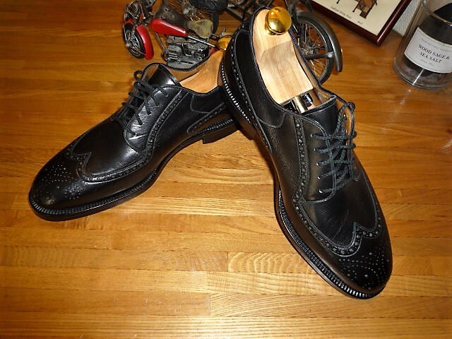  rare new goods storage goods dead stock Italy order goods G&M total original leather golf shoes 26.5.