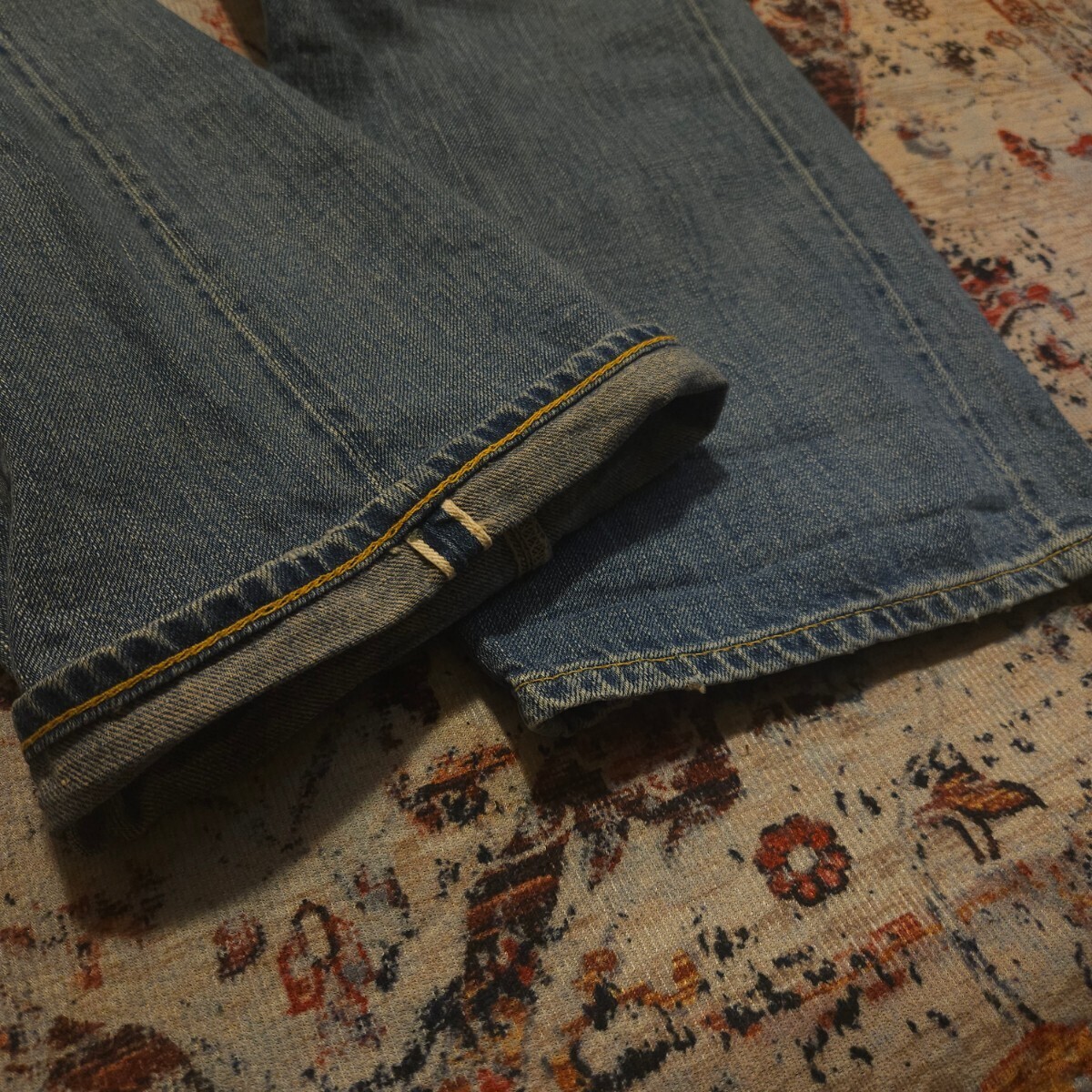 【USA製】 RRL West Coast Vintage 5 Pocket Jeans 【31×30】ウエストコースト ヴィンテージ ジーンズ デニム レザー Ralph Lauren 逸品_画像5