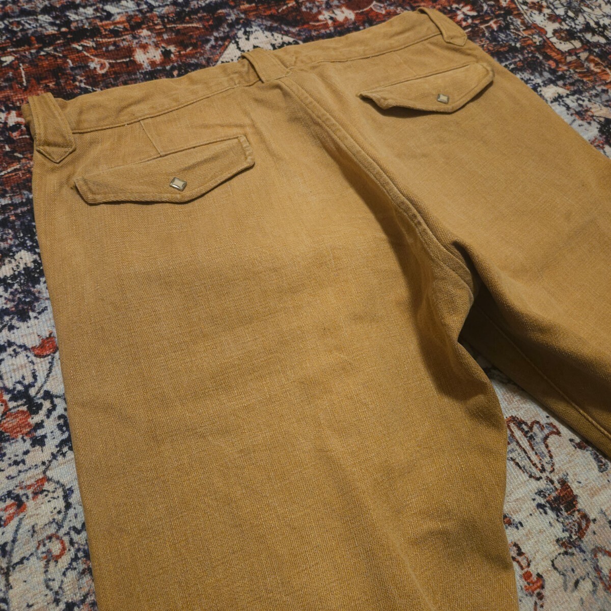 【希少】 RRL Distressed Western Denim Trousers 【32】 ディストレスト ウエスタン デニム トラウザー ブラウン ジーンズ Ralph Lauren