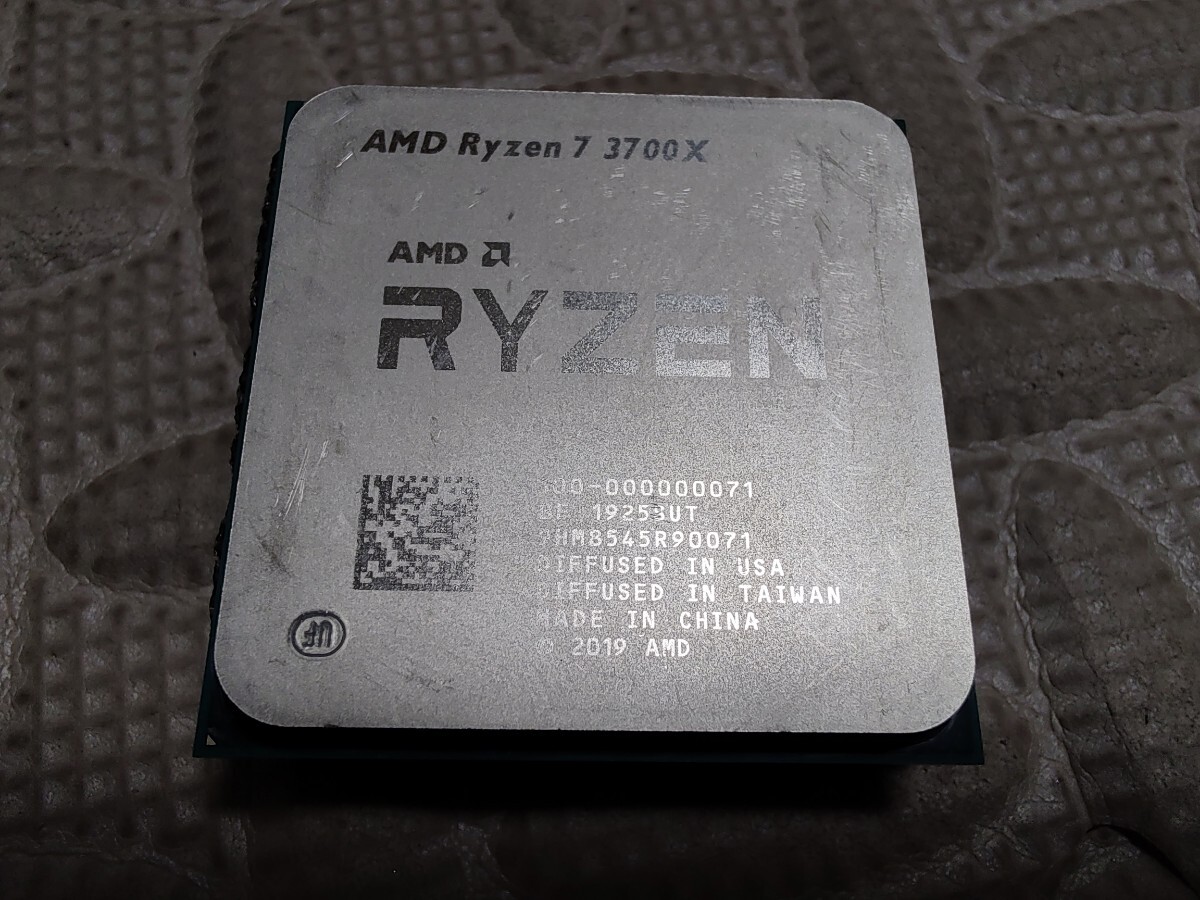 完全ジャンク AMD RYZEN 3700X 動作不明の画像1