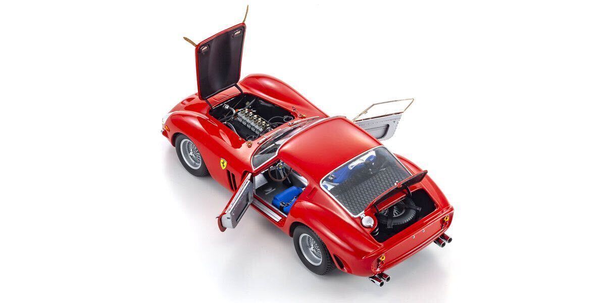 改良リニューアル版 新品未開封 京商 1/18 フェラーリ 250GTO (KS08438R) レッド Kyosho Ferrari Red Renewal version New as unopened_画像5