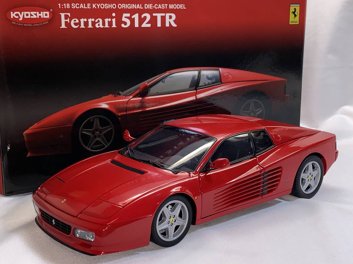 未展示品 京商 1/18 フェラーリ 512TR レッド Kyosho Ferrari 512TR Red, Never displayed
