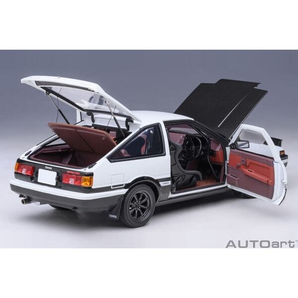 新品未開封 リニューアル版 オートアート 1/18 トヨタ スプリンター トレノ AE86 頭文字 D プロジェクトD AUTOart 78786 New as MIBの画像5