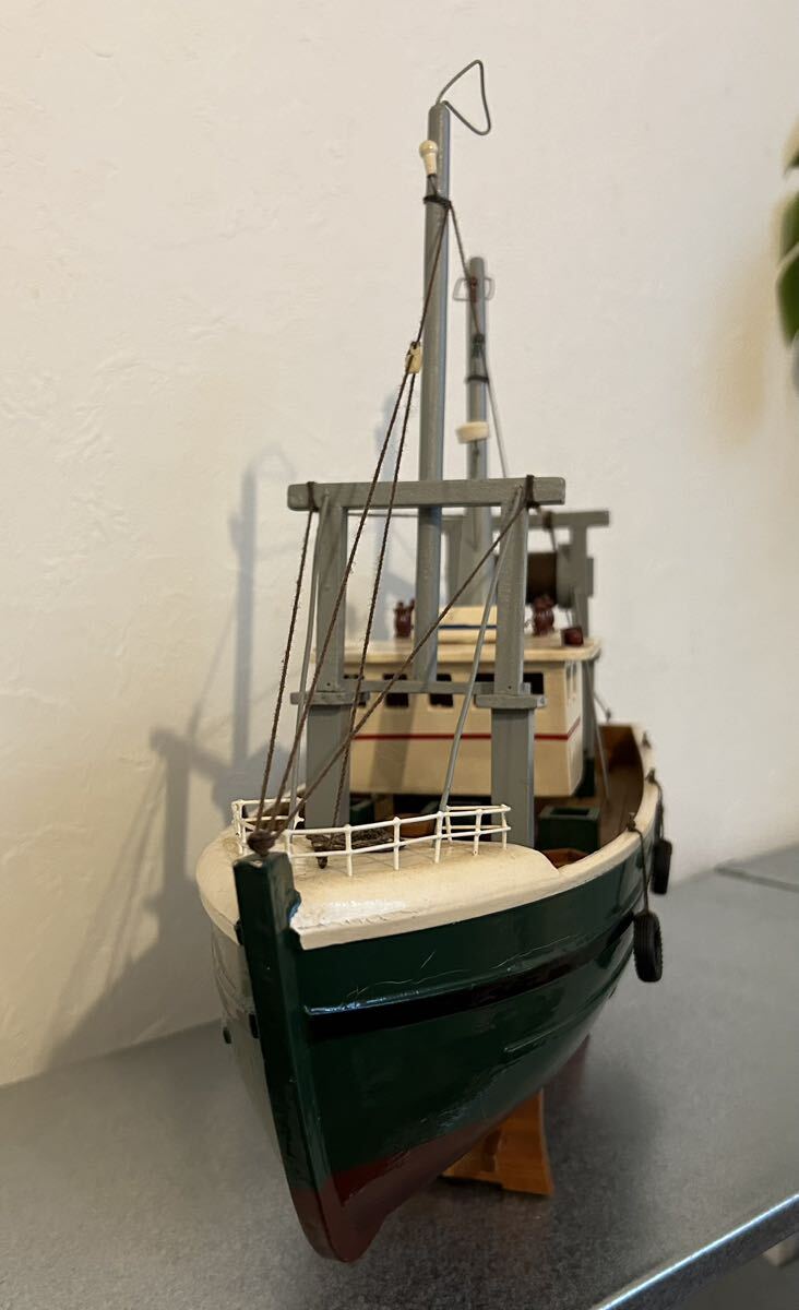 木製 船 模型 釣船 Fishing Boat CANADAの画像5