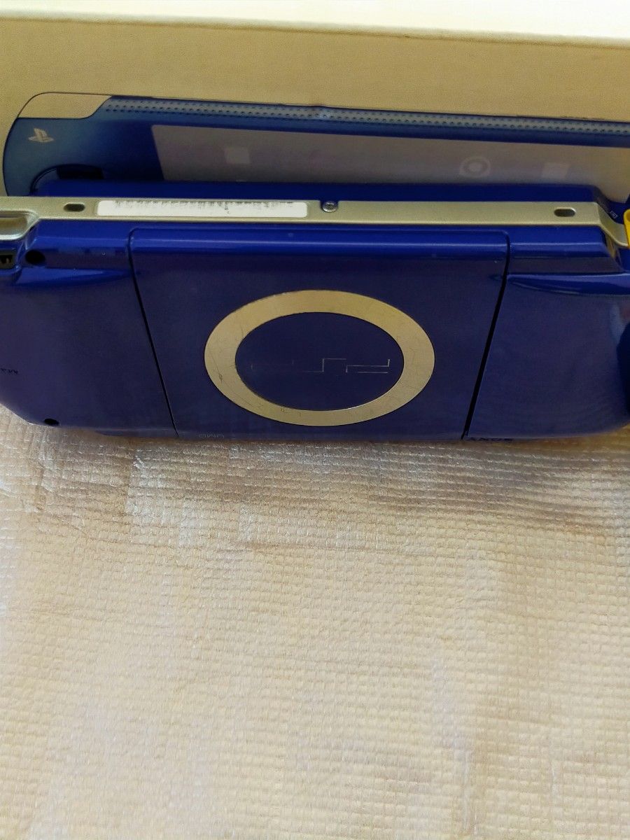 PSP1000 メタリックブルー 充電器・箱・説明書・おまけソフト付き！