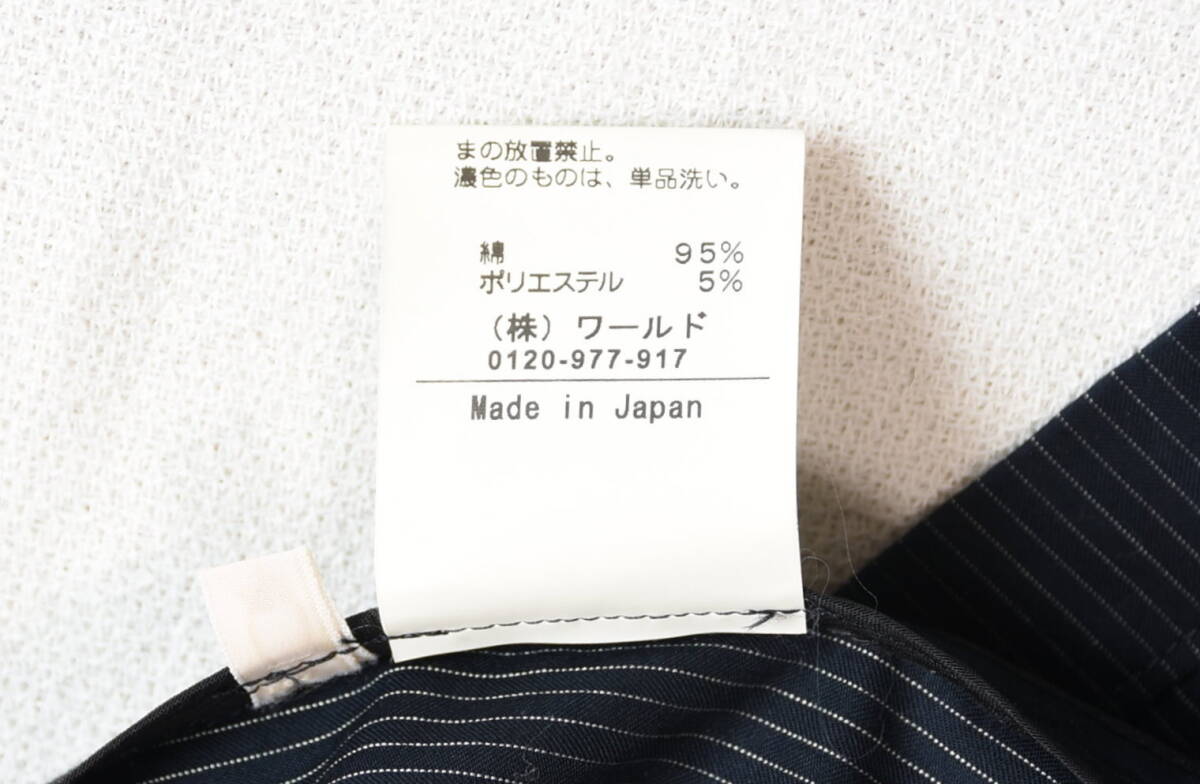 日本製！40ct525（タケオキクチ） 自宅で洗える！サマーテーラードジャケット size48 TAKEO KIKUCHI MADE IN JAPAN._画像10