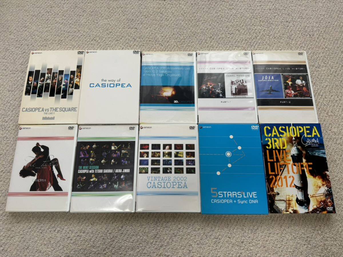 DVD CASIOPEA、CASIOPEA 3rd他全10巻の画像1