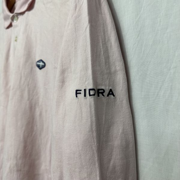 FIDRA フィドラ GOLF ゴルフ ウエア ロング スリーブ 長袖 ポロ シャツ メンズ XL ピンク b19106_画像7
