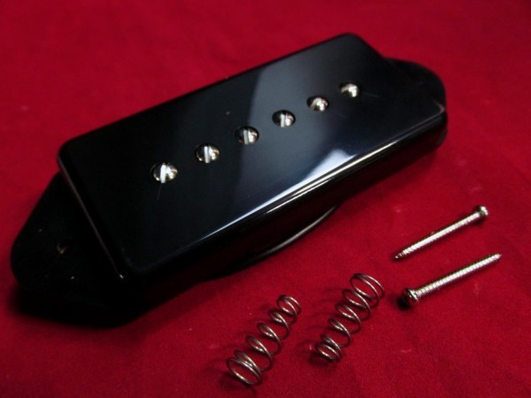 ★最安値！★Gotoh Pickups／ TV-1 ◆国産 高品質 高精度！ P-90 ドッグイヤー PU◇Front／Rear 両対応 どちらでもOK！ BK/Black/ブラック_画像1