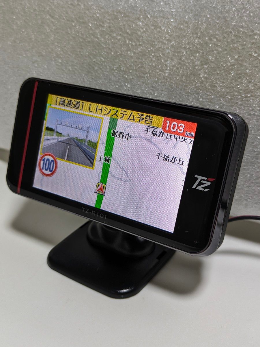 セルスター GPSレーダー探知機 TZ-R101 アシュラ　動作確認済み　地図表示　データアップデート済　フルセット　即使用可能