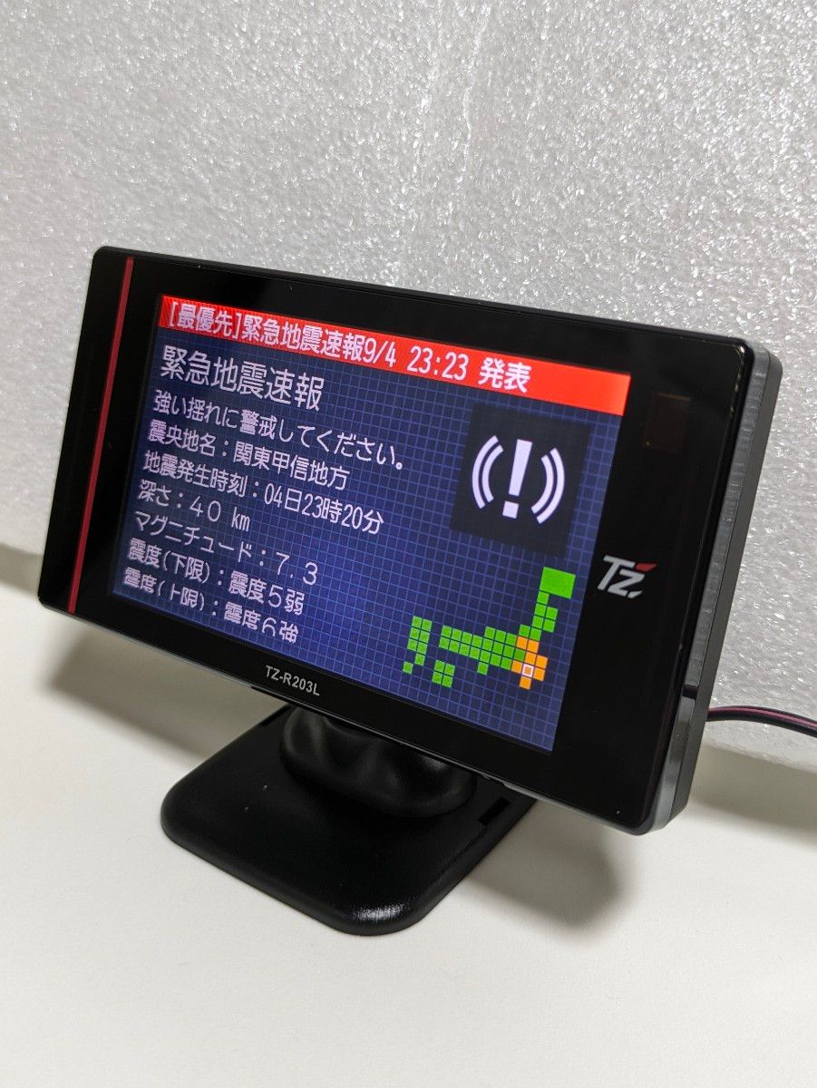 セルスター GPSレーダー探知機 TZ-R203L AR-W86LA同モデル セルスター GPSレーダー探知機 TZ-R203L AR-W86LA同モデル