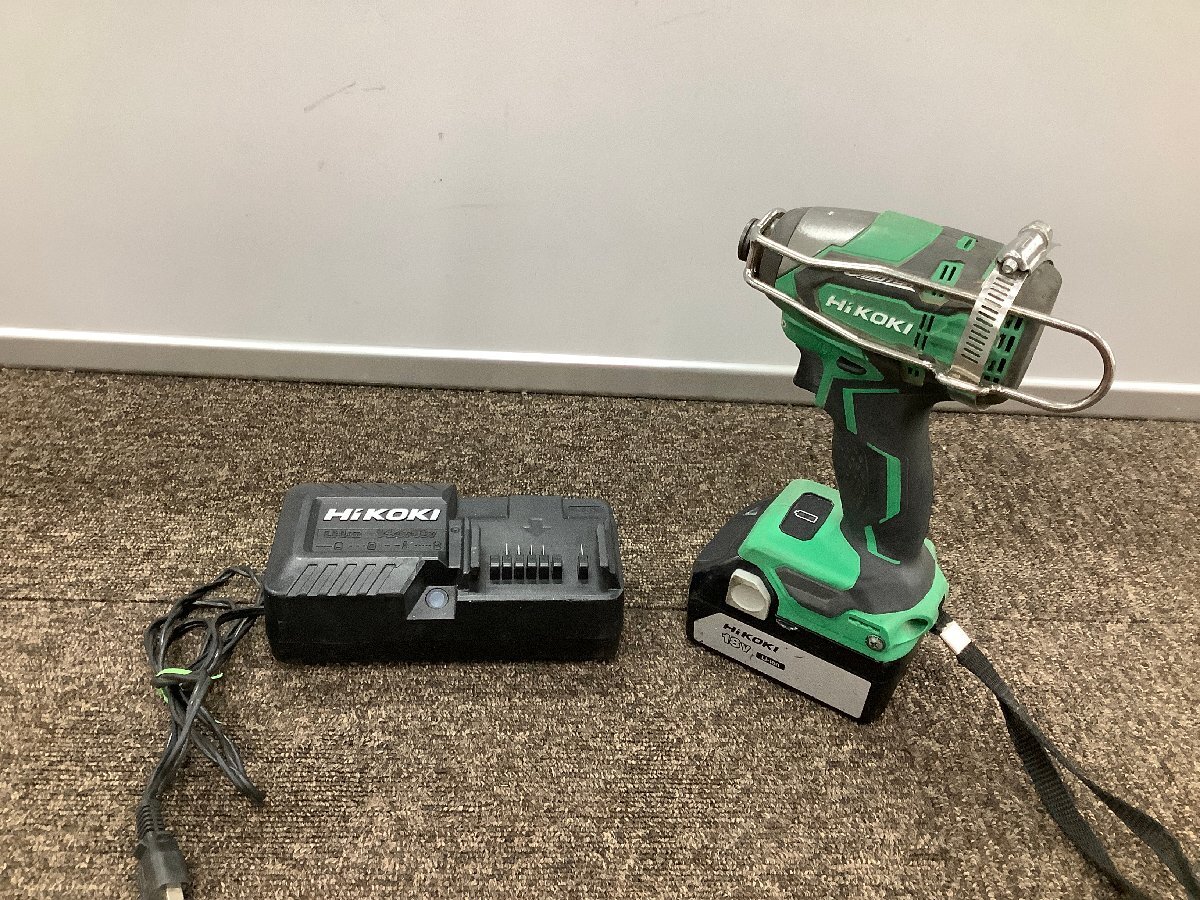 ハイコーキ　HIKOKI コードレスインパクトドライバ WH18DB　18Vバッテリー　BSL1830　充電器　UC18YKSL