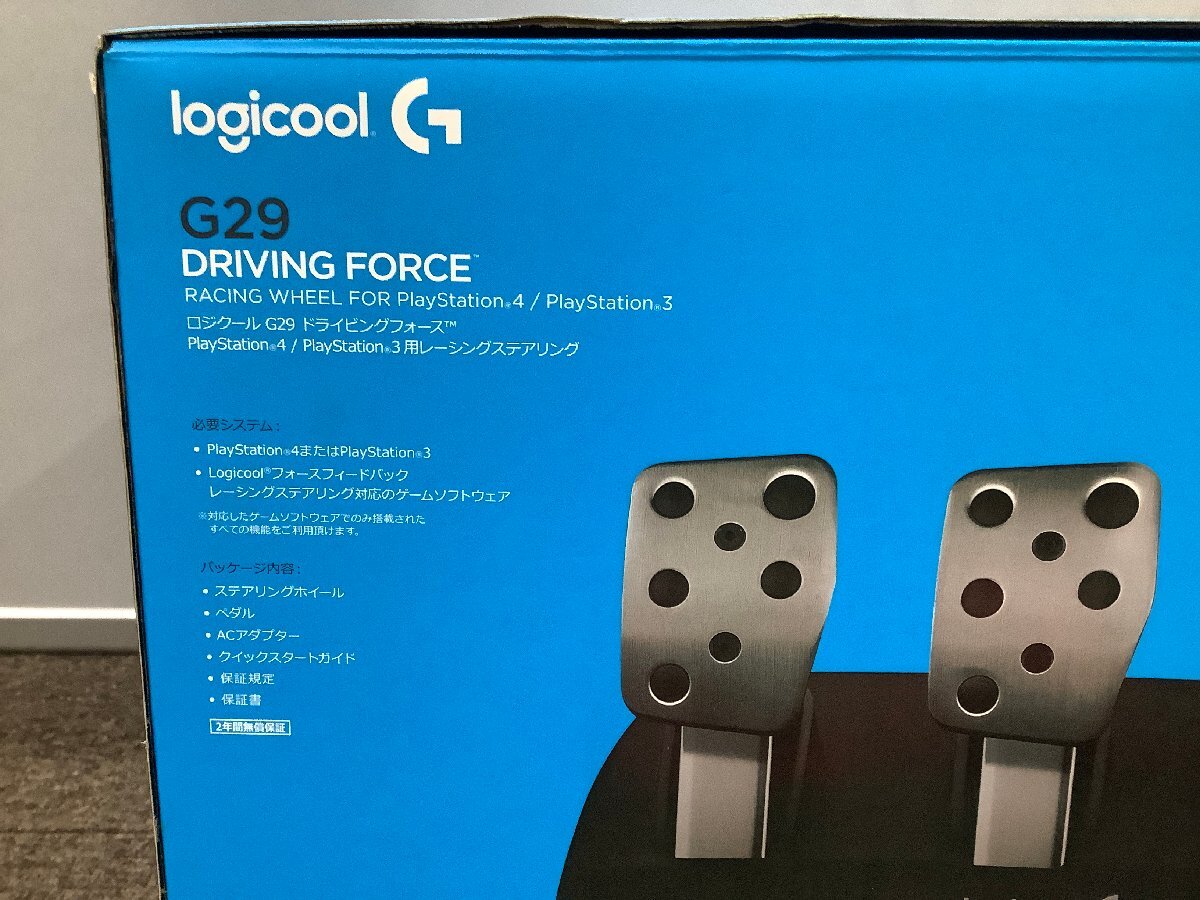 1円スタート！《現状品》 Logicool ロジクール G29 Driving Force ドライビングフォース ハンコン PS3 PS4 通電確認済みの画像9