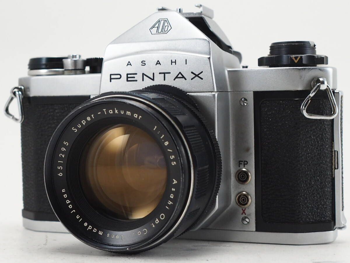 ★訳あり大特価★ ペンタックス PENTAX SUPER-TAKUMAR 55mm 前期 レンズ SV ボディ #TA4144の画像1