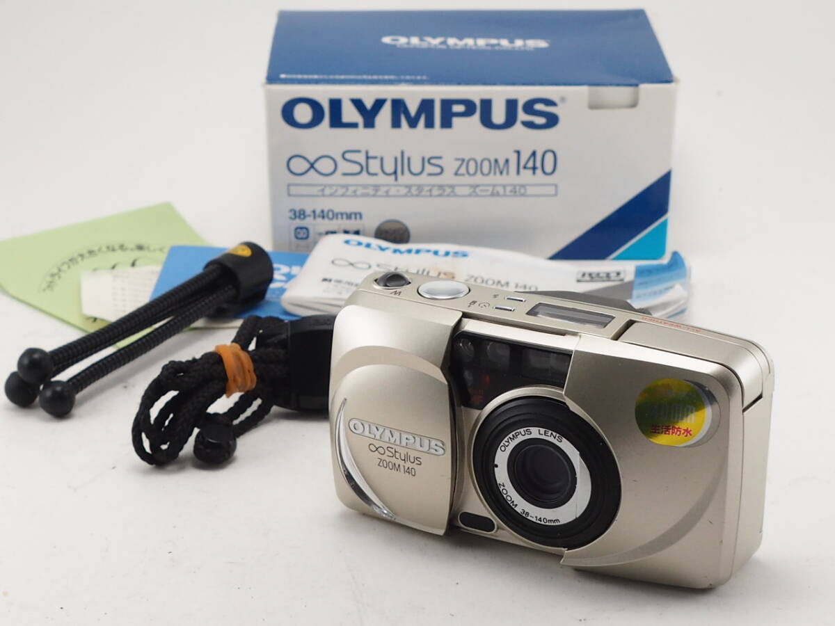 ★極上美品★ オリンパス OLYMPUS STYLUS ZOOM 140 ★元箱付き #TA4417の画像1