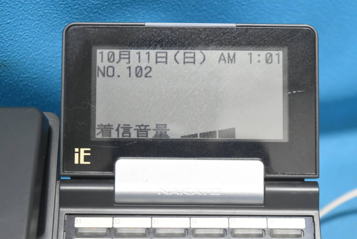 NAKAYO/nakayoNYC-iE 36 button standard telephone machine [NYC-36iE-SD(B)2] *M-1078(0419)*