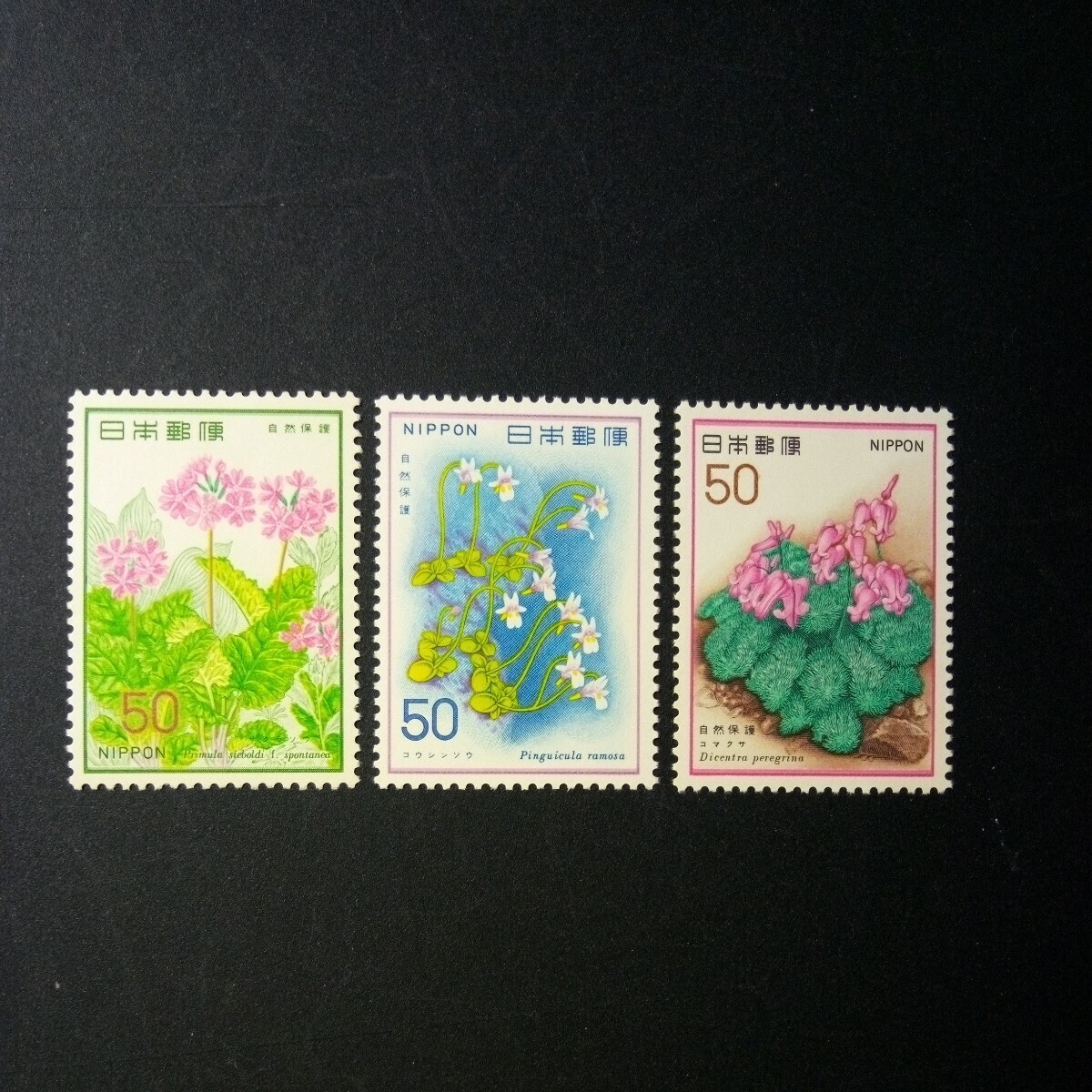 切手 自然保護シリーズ 第5集   「植物」 全3種の画像1