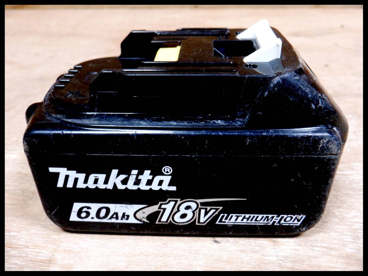 マキタ 18V 6.0Ah 純正 バッテリ BL1860B 充電回数6回 バッテリー レターパック+可