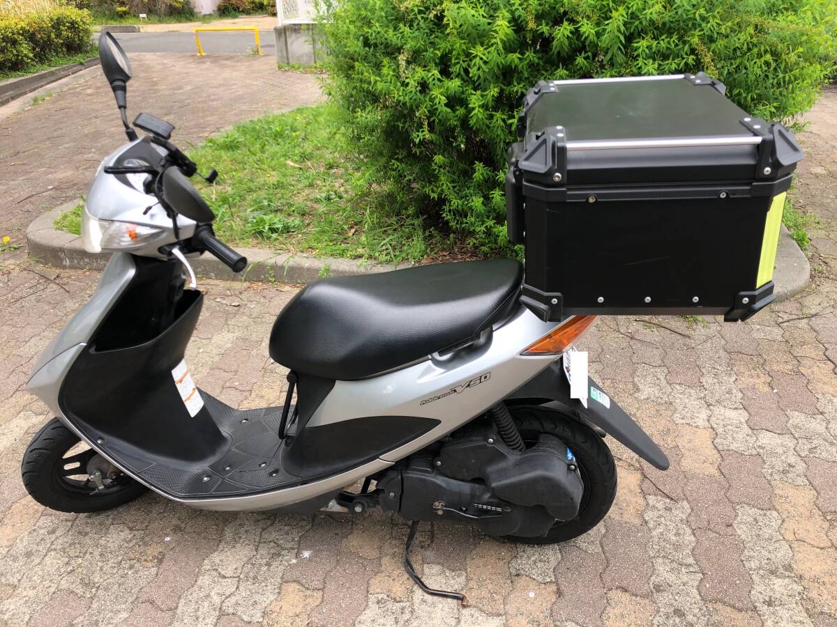 [ animation equipped ]SUZUKI address V50 CA44A type actual work car smartphone charge rear box attaching document have mandatory vehicle liability insurance remainder equipped motor-bike 50cc pickup welcome Osaka city departure 