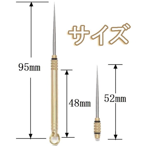 爪楊枝入れ アイコス掃除 キャンプ 合金 チタン製 爪楊枝 ピクニック つまようじ 携帯用 多機能 持ち運び アウトドア用具の画像2