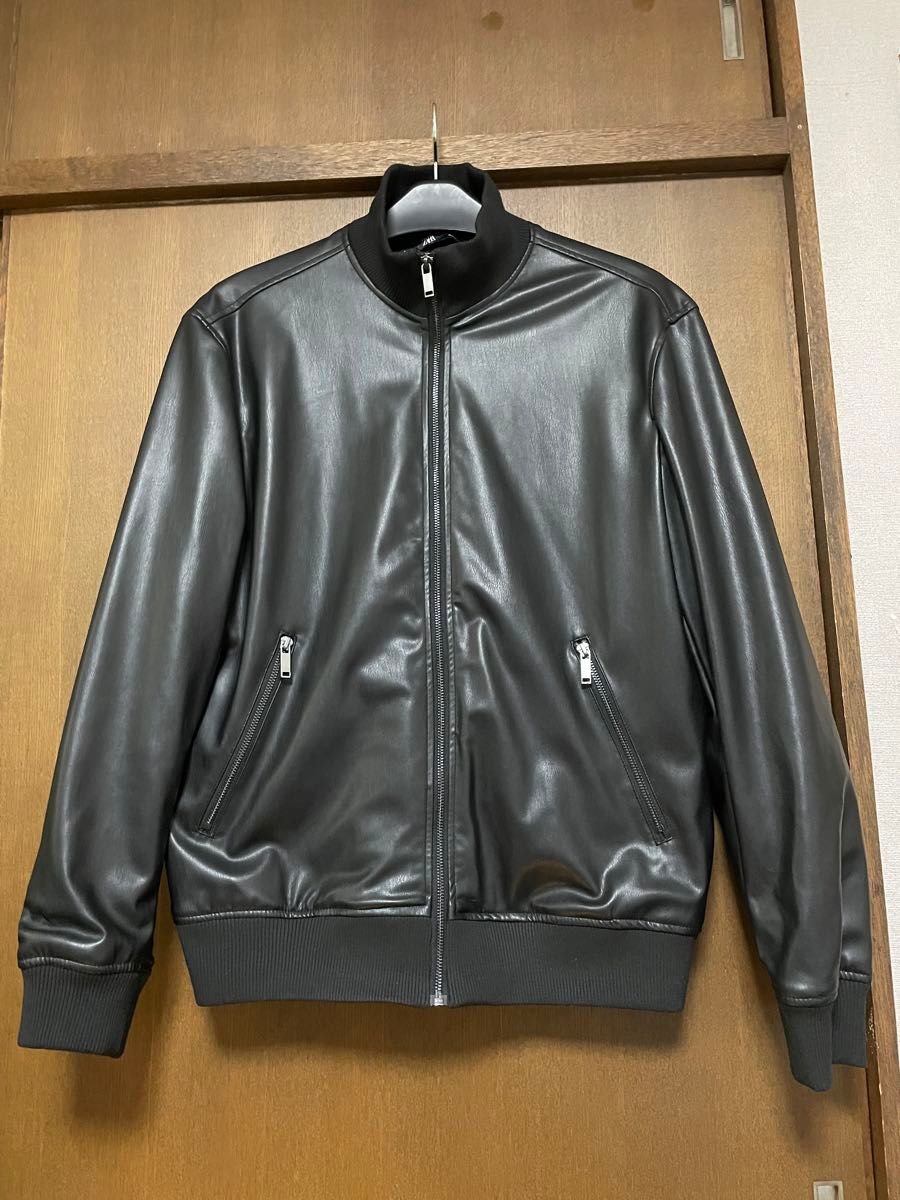美品 ZARA フェイクレザー ボンバージャケット 黒 XL|Yahoo 美品 ZARA フェイクレザー ボンバージャケット 黒 XL|Yahoo