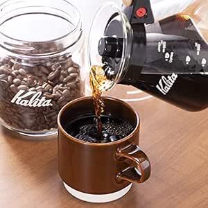 カリタ Kalita コーヒーサーバー 耐熱ガラス製 500ml 2~4人用 N #31205 電子レンジOK メモリ付き フタ付_画像4