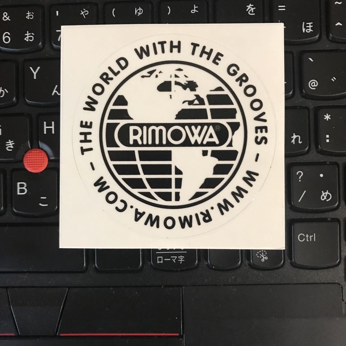 【RIMOWA 】リモワ ステッカー シール  透明 文字BLACK/黒の画像2