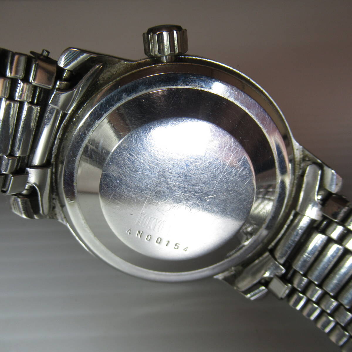 【難多】古いSEIKO WORLDTIME AUTOMATIC 腕時計◆DIASHOCK 17JEWELS/オリンピック1964の画像8