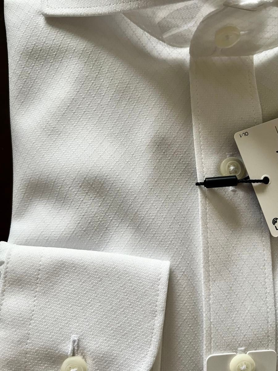 ORIHICA スーパーノンアイロン　カッターシャツ　 ワイシャツ　 白 長袖　L82