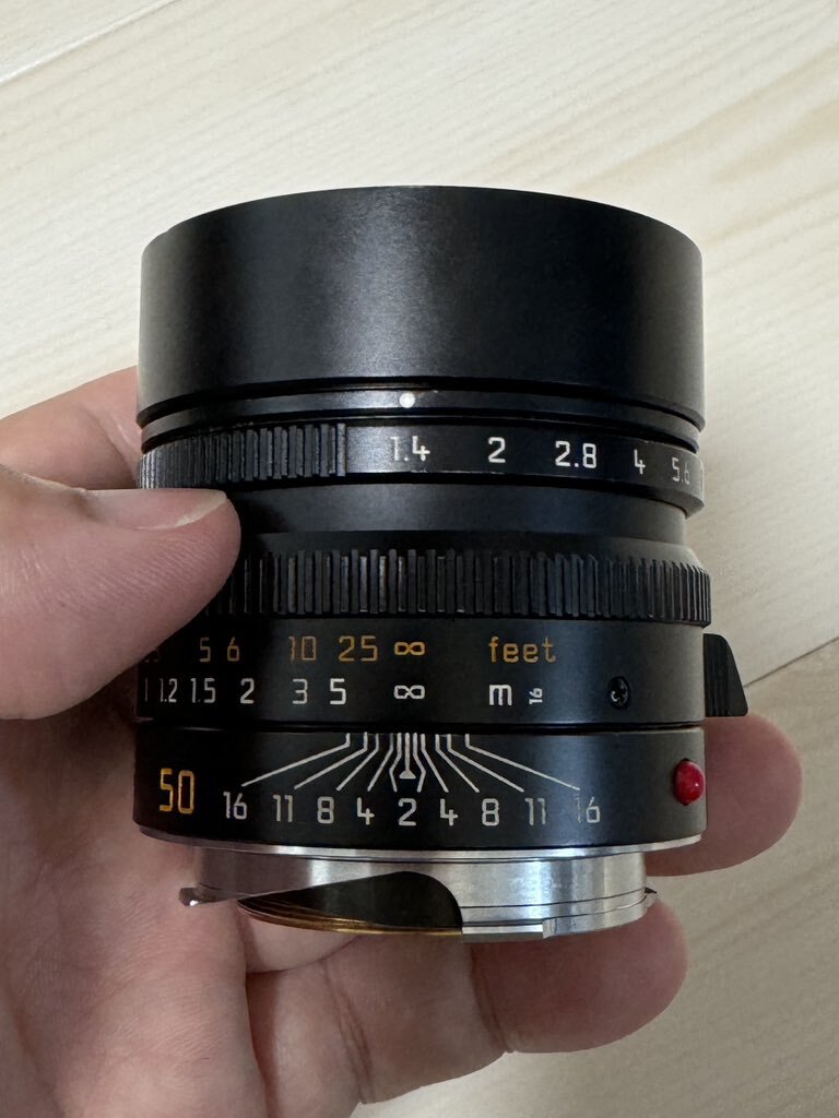Leica SUMMILUX 50mm f1.4 ASPH. 6bit 11891 ライカ ジャンク ズミルックスの画像3
