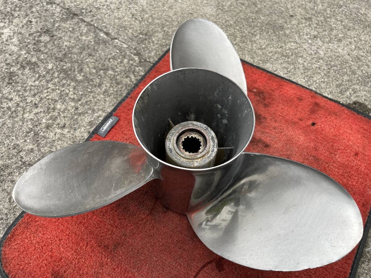 QUICK SILVER 船外機 プロペラ MIRAGE 48-13700 19P ステンレス QUICK SILVER 船外機 プロペラ MIRAGE 48-13700 19P ステンレス