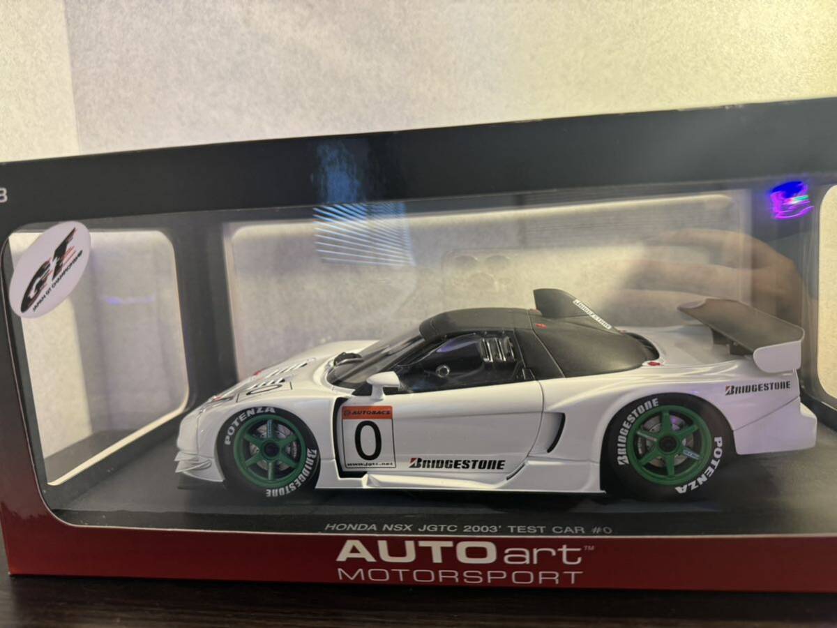 1/18 AUTOart ホンダ NSX JGTC 2003 鈴鹿 TESTの画像2